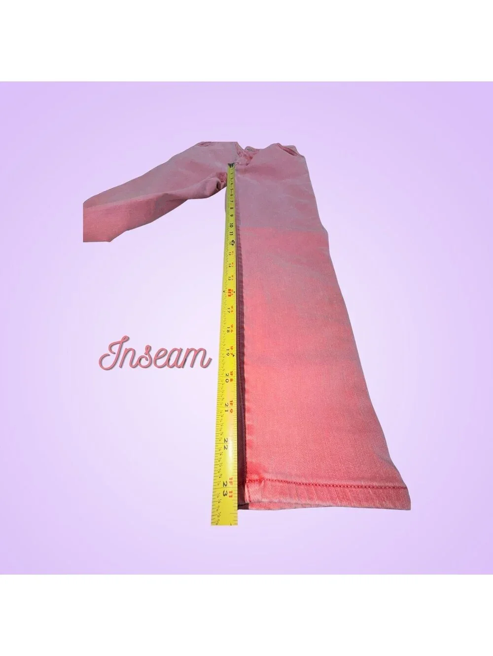 GapKids 1969 Girls Size 10 Regular Coral Pink Super Skinny Jeans | Stretch
